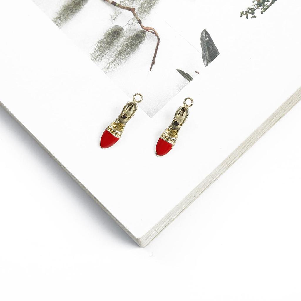 2/4Pcs Droping Öl Insetting Diamant Schönheit Element Legierung Metall Zubehör Für Schmuck Komponenten Herstellung DIY Halskette Armband ohrring