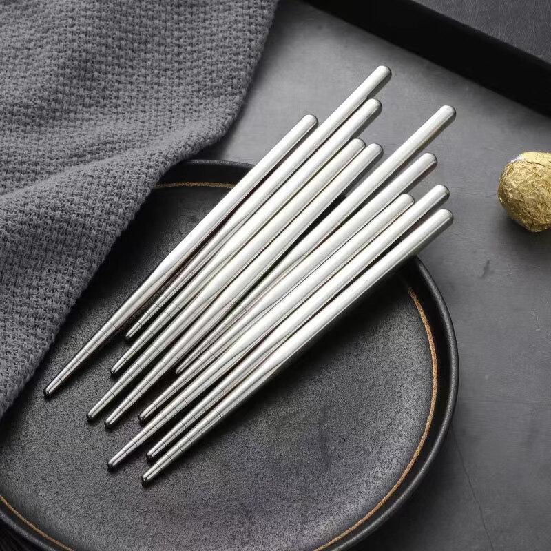 Ruhan 304 Stainless Steel Children's Anti-slip Chopsticks