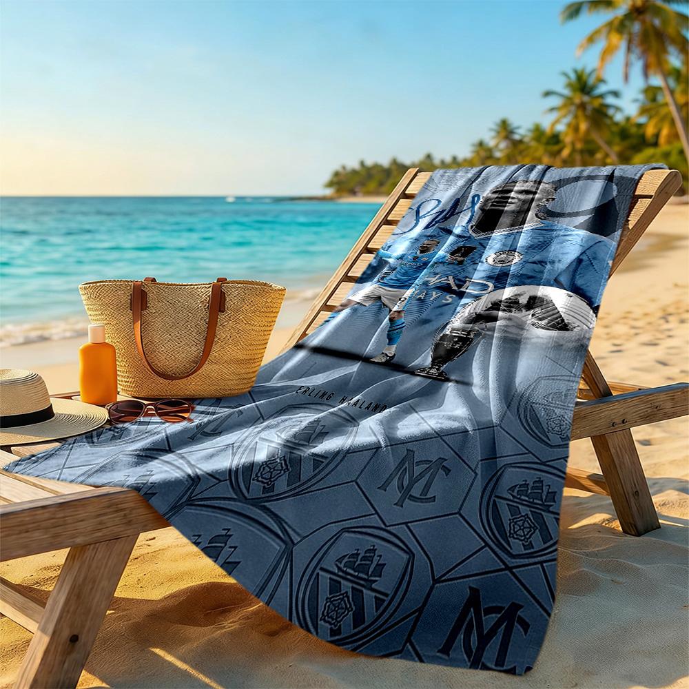 Haaland Strandtuch Schnelltrocknend Weiche Mikrofaser Bequem Leicht Geeignet für Schwimmen, Fitnessstudio, Camping, Yoga Urlaub