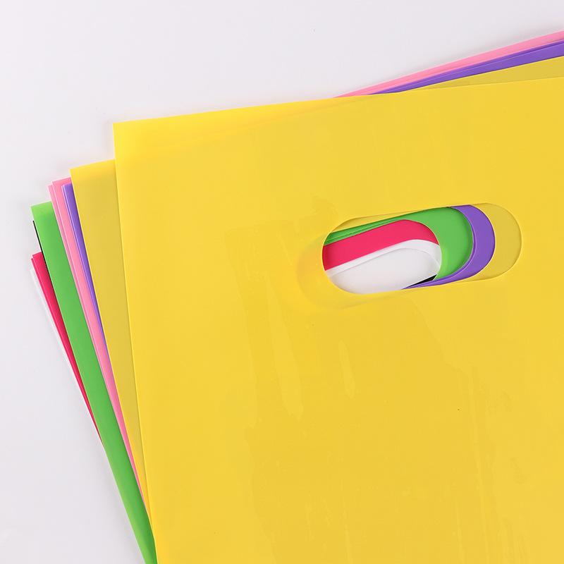 25/50 Stück/Los, Bunte Mehrgrößen-Plastiktüten mit Henkeln, ein Muss für Partys, Shopping und Geschenkverpackung!