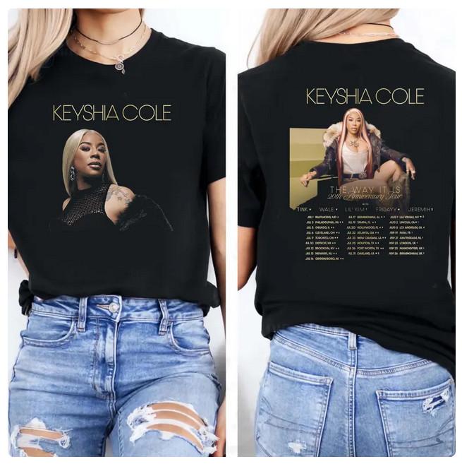 

Keyshia Cole tour Shirt, Tour 2025 Keyshia Cole Shirt 2XL