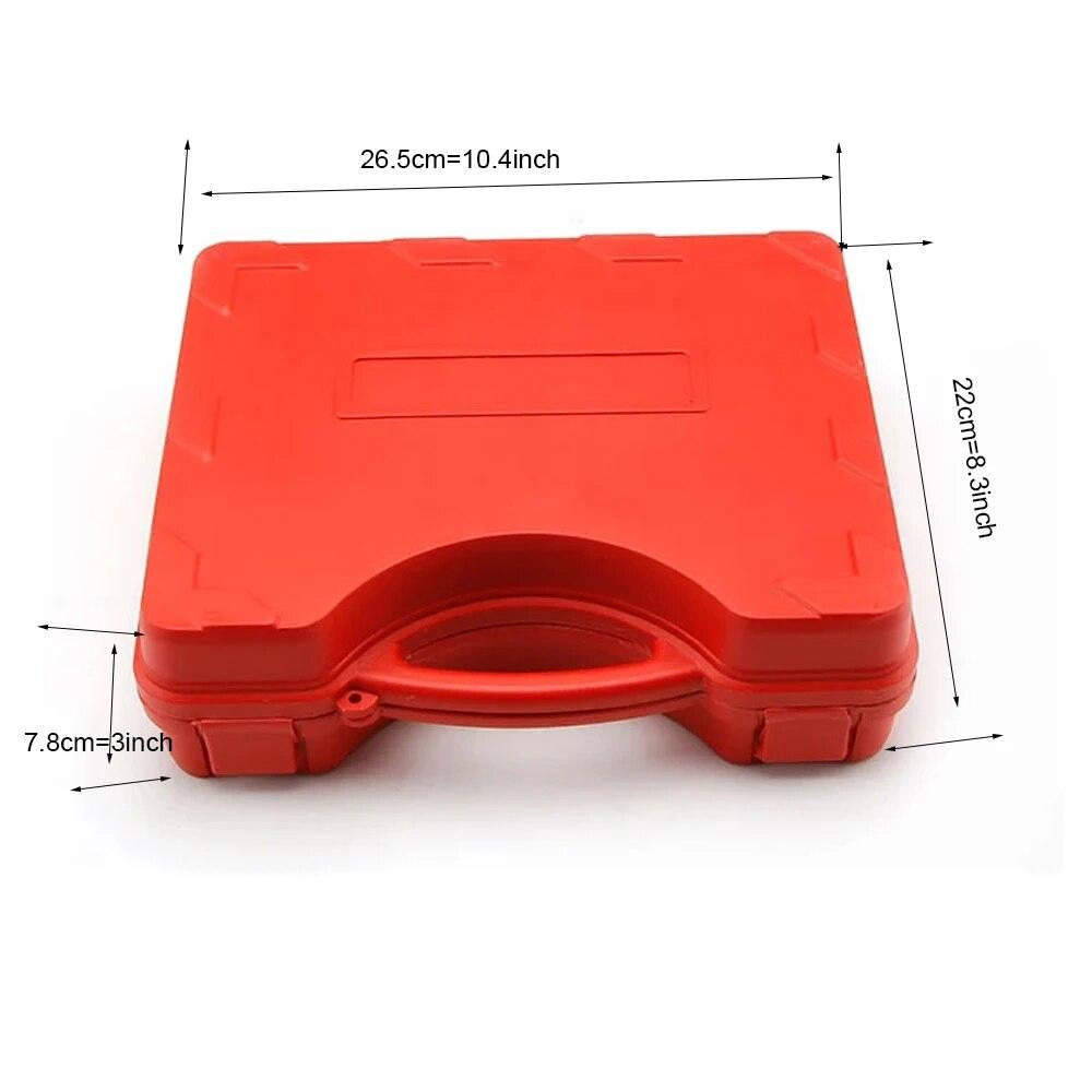 2 In 1 Manual Vacuum Pressure Pump Brake Fluid Drain Kit Vacuum Pistol Pump Tester Kit Portable Durable Aluminum Vacuum Gauge