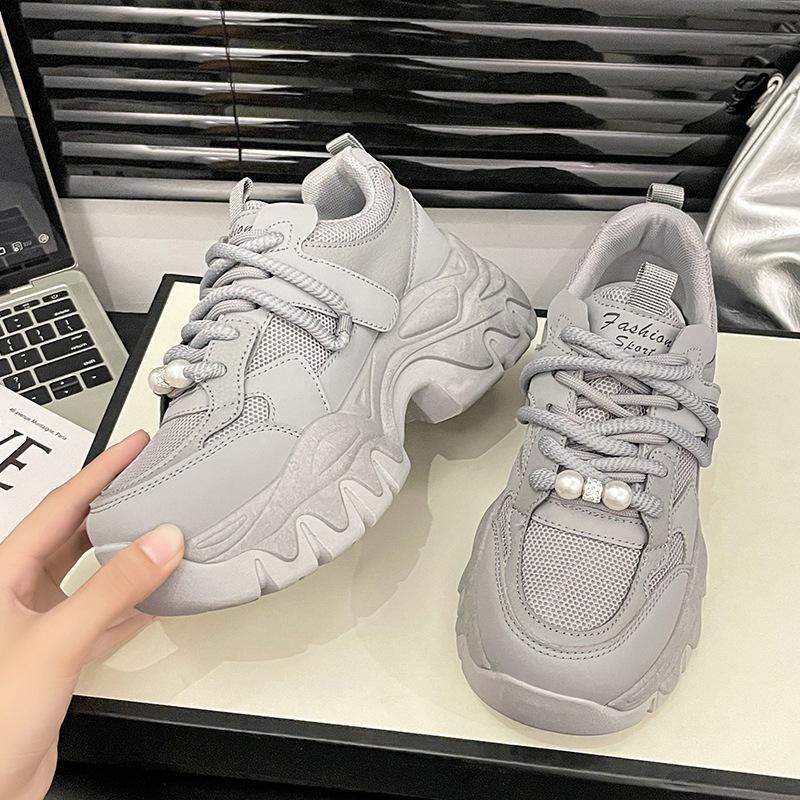 

Small man increases height, platform explosion, sports shoes for women 2025 spring and autumn new lightweight mesh student casual shoes tide 35