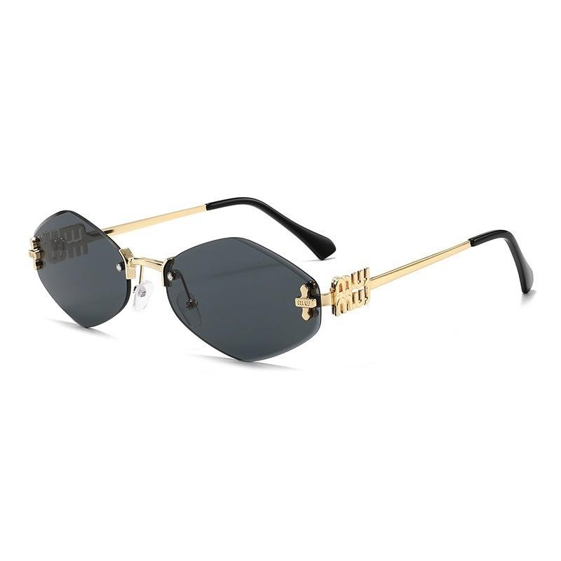 Geometric Square Sunglasses With Uv400 Protection For Casual Outdoor Wear