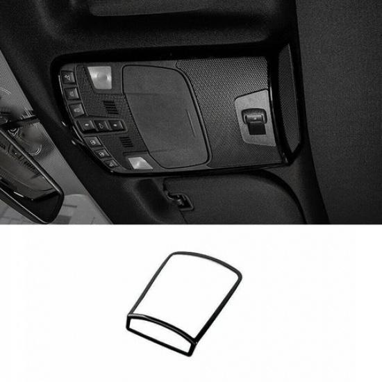 Car Front Reading Light Switch Cover Trim 1X For Ford F-150 2015-20 Bright Black