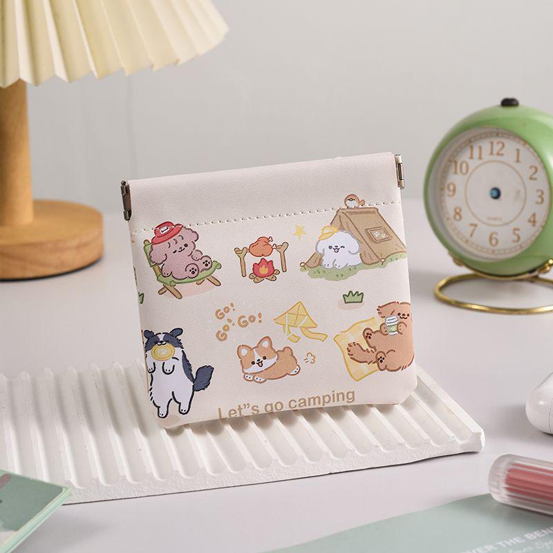 Kosmetická taštička s potiskem šrapnelu: Přenosné pouzdro na rtěnky se samouzavírací funkcí