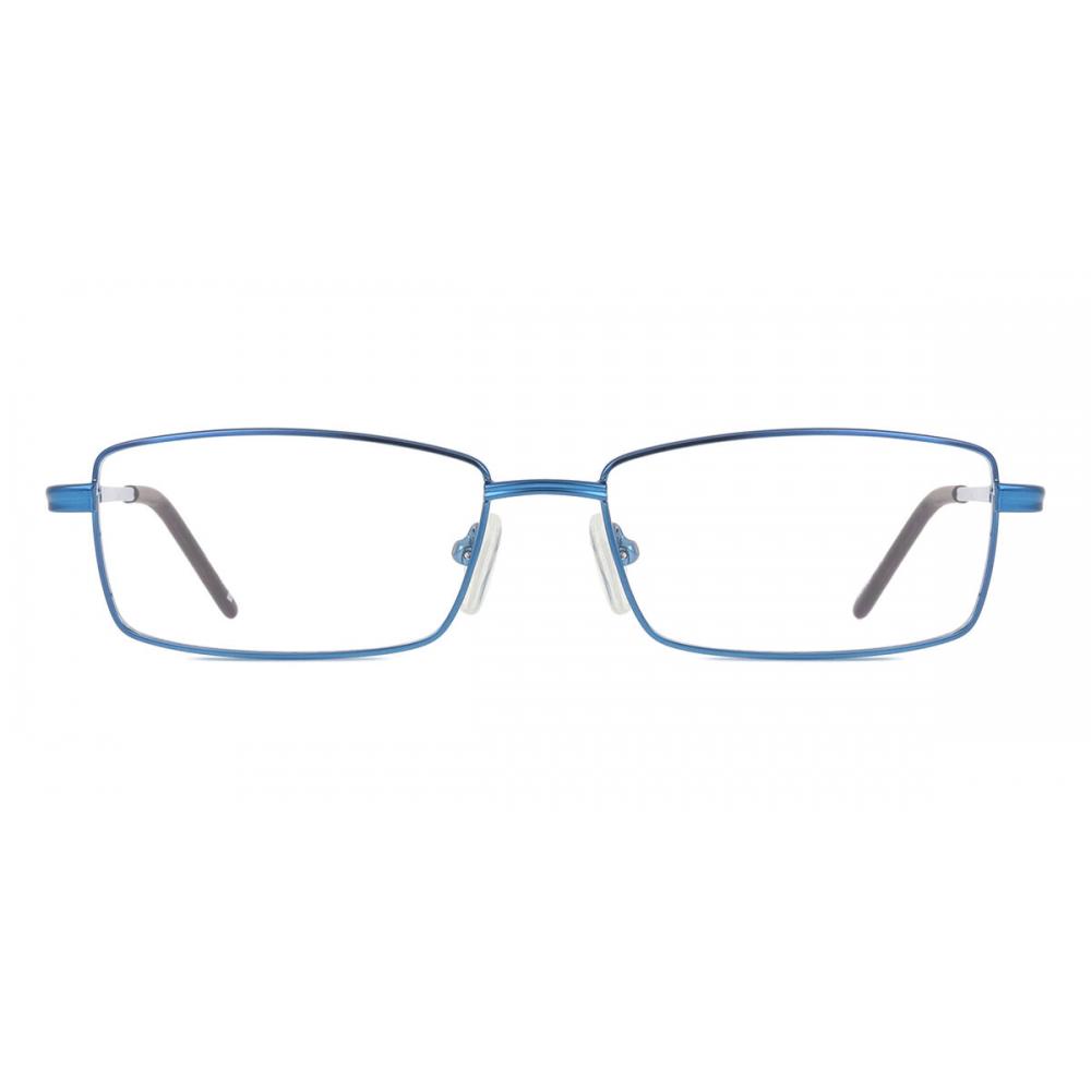 Full Rim Rectangle Purplish Navy Blue Smartbuy Collection Leyton 510 Fashion Unisex Eyeglasses