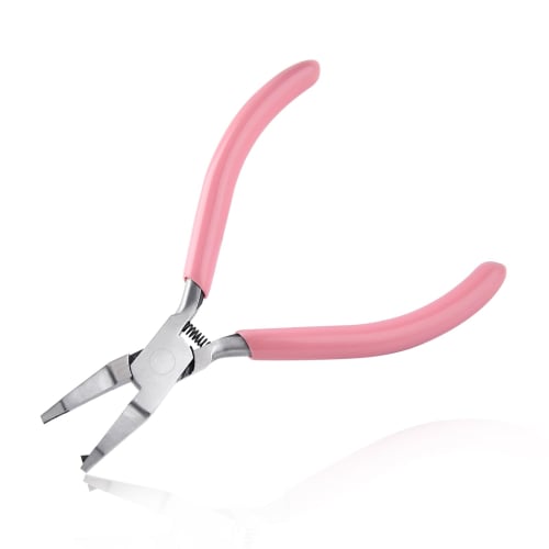 LEONTOOL Split Ring Pliers, Small Split Ring Opener, Craft Pliers with Hook Releaser and Needle Remover, Multi-Function Pliers with Spring, High Carbo