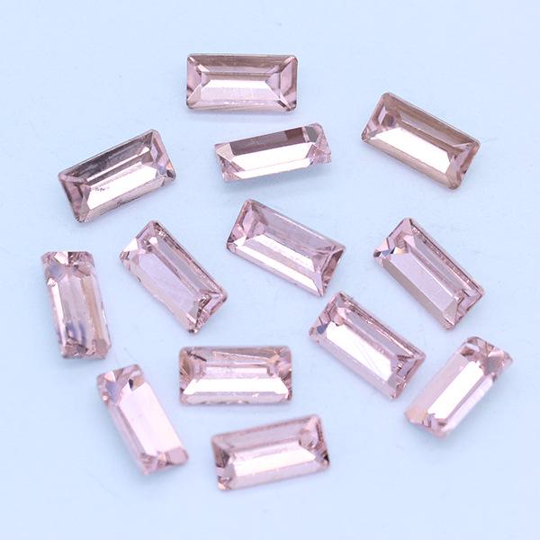 

Кольорові нерегулярні прямокутні дорогоцінні камені для DIY прикраси мобільного телефону 5x10mm 20 pieces