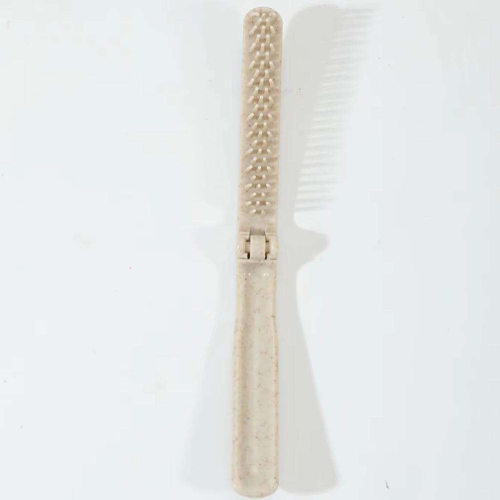 Travel portable folding hair comb - pocket size design, durable plastic bristles and ABS handle For Hair Accessories