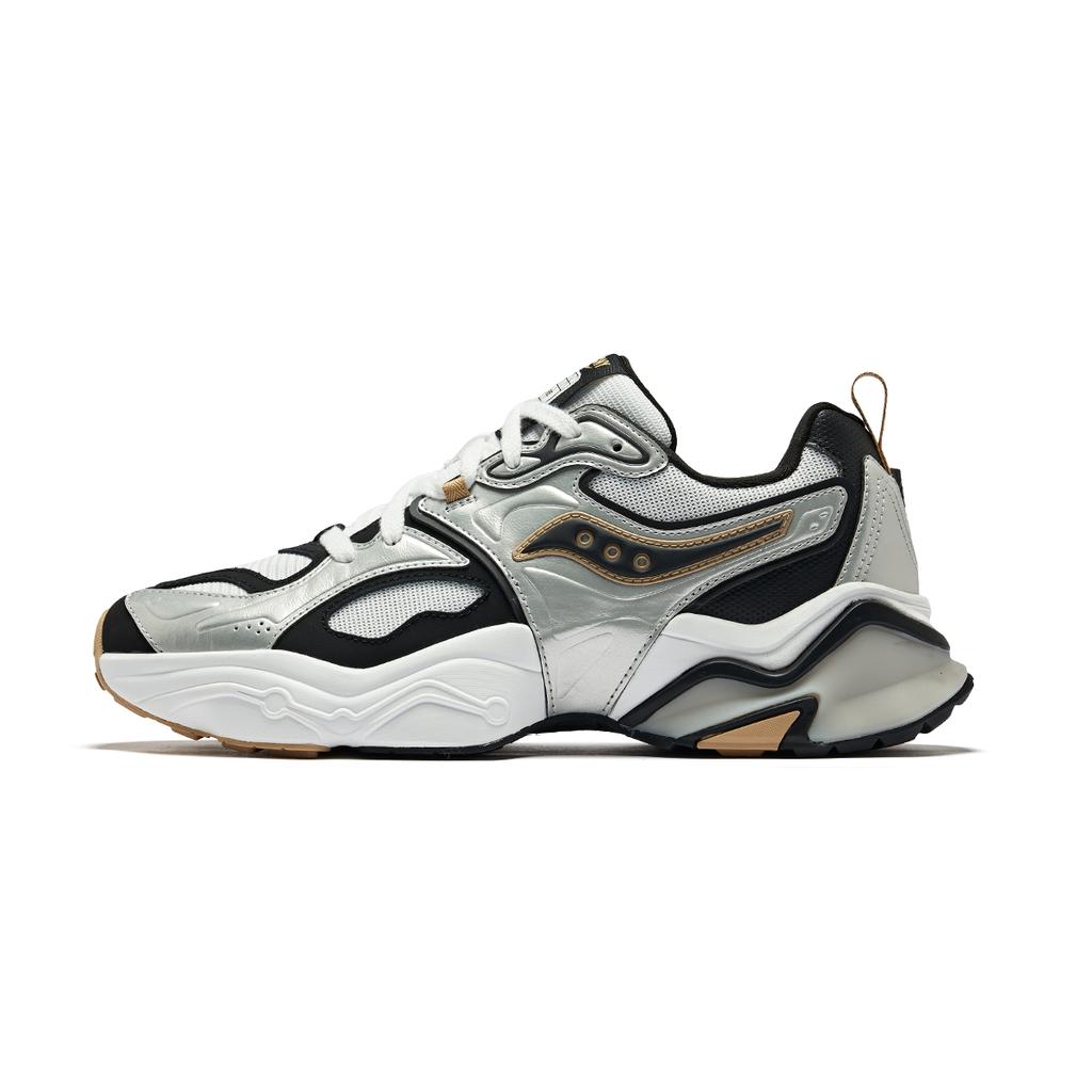 SAUCONY Stabil Re Casual Retro Supportive Durable Low-Top Running Shoes Unisex Sneaker Silver Black White S79055-4