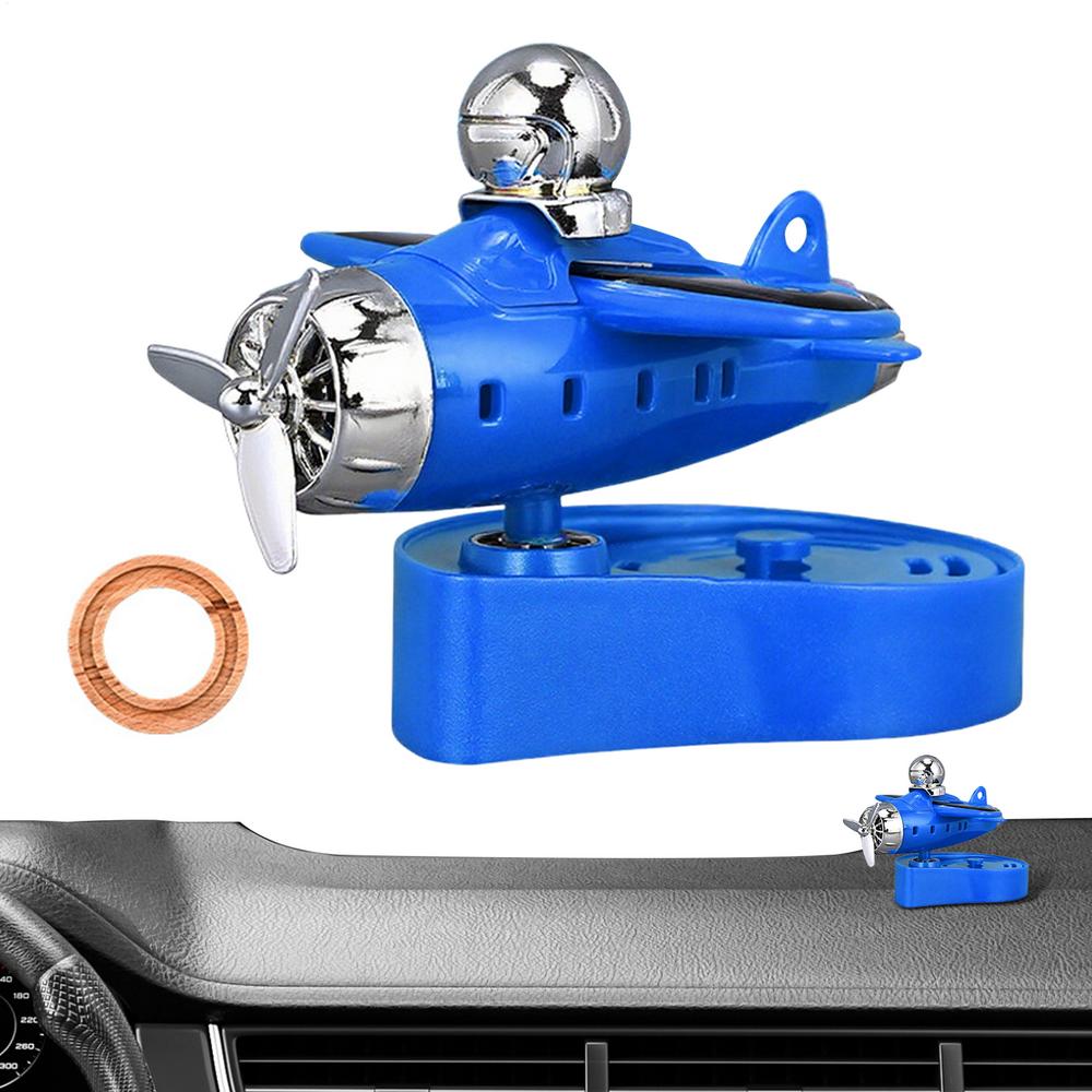 Automotive Air Fresheners Solar Airplane Car Scent Diffuser Fragrance Diffuser Dashboard Decorations For Travel Auto Sedan Truck