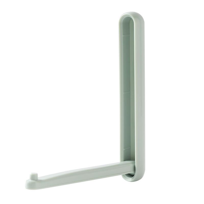 

Многофункциональные аксессуары для дома Складная вешалка для одежды Сушилка Не требует сверления Костюм Дверь ванной комнаты Пластиковый органайзер для хранения 1PC зелёный