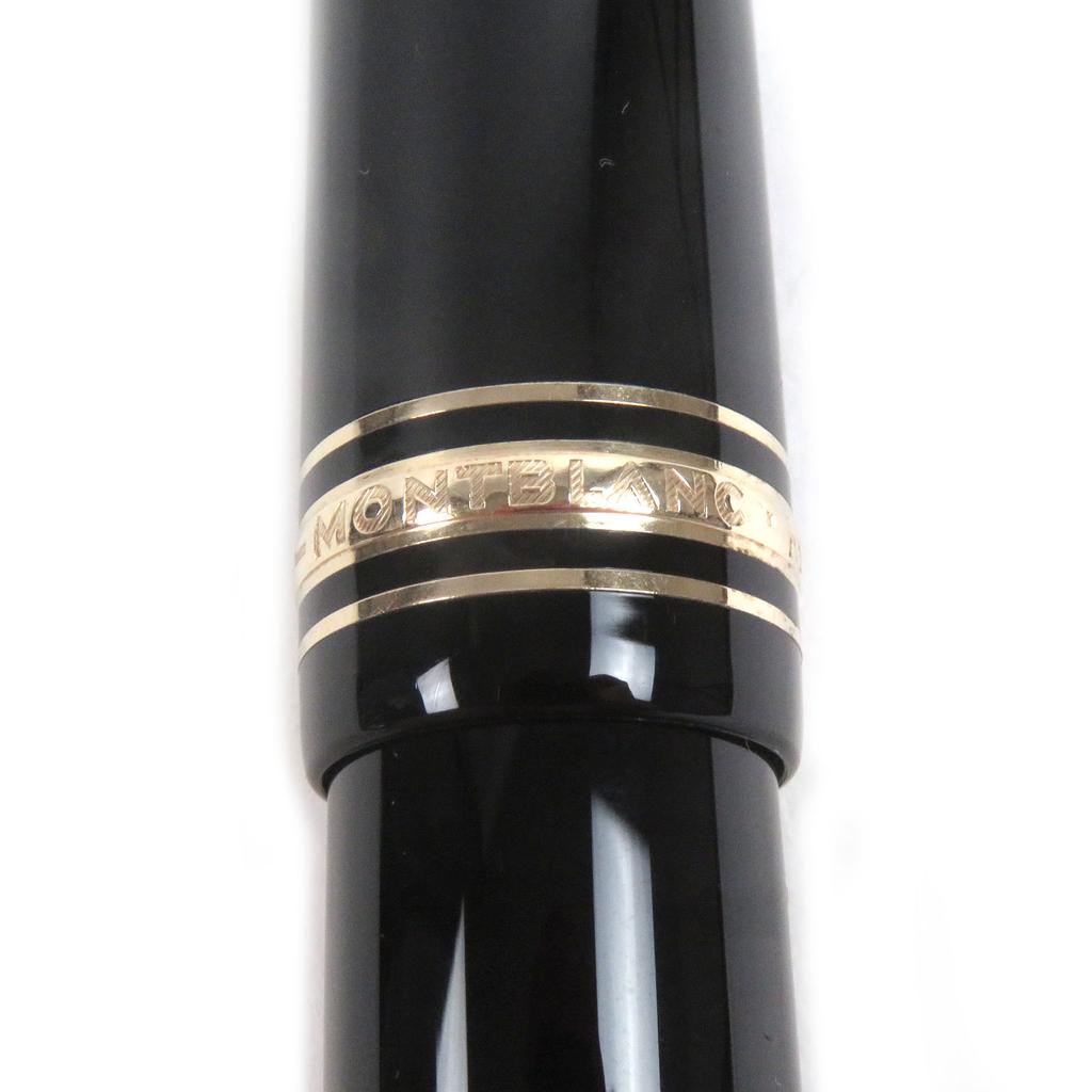 Excellent MONTBLANC Fountain Pen Meisterstück 149 Cap Type Black Gold 18K Mens Used