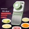 Stainless Steel Multifunctional Vegetable Cutter and Julienne Slicer with Hand Protector
