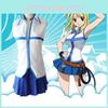 Breathable Fairy Tail Lucy Heartfilia Cosplay Costume With Perfect Stitches For Women