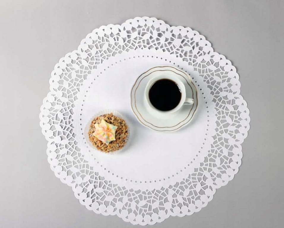 Round Paper Napkins 36 Cm 12 Pieces