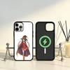 Megumin Anime K-KonoSubaS Handyhülle Für iPhone17,16,15,14,13,12,11 Plus,Pro Max Magnetisch Für Magsafe Kabelloses Laden