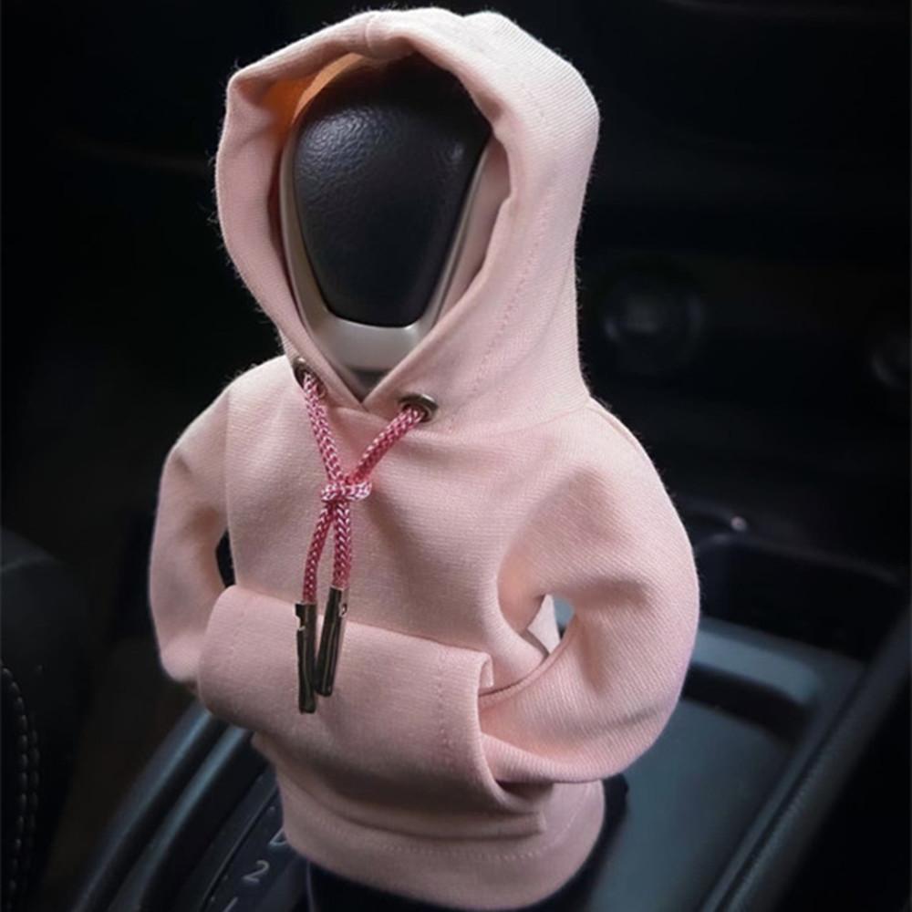 New Fashion Hoodie Car Gear Shift Cover Car Interior Funny Shifter Knob Cover