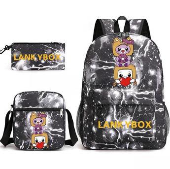 Backpack, Various Styles, Cartoon Heat Transfer, Digital Printing, Backpack, Large-Capacity Student Schoolbag