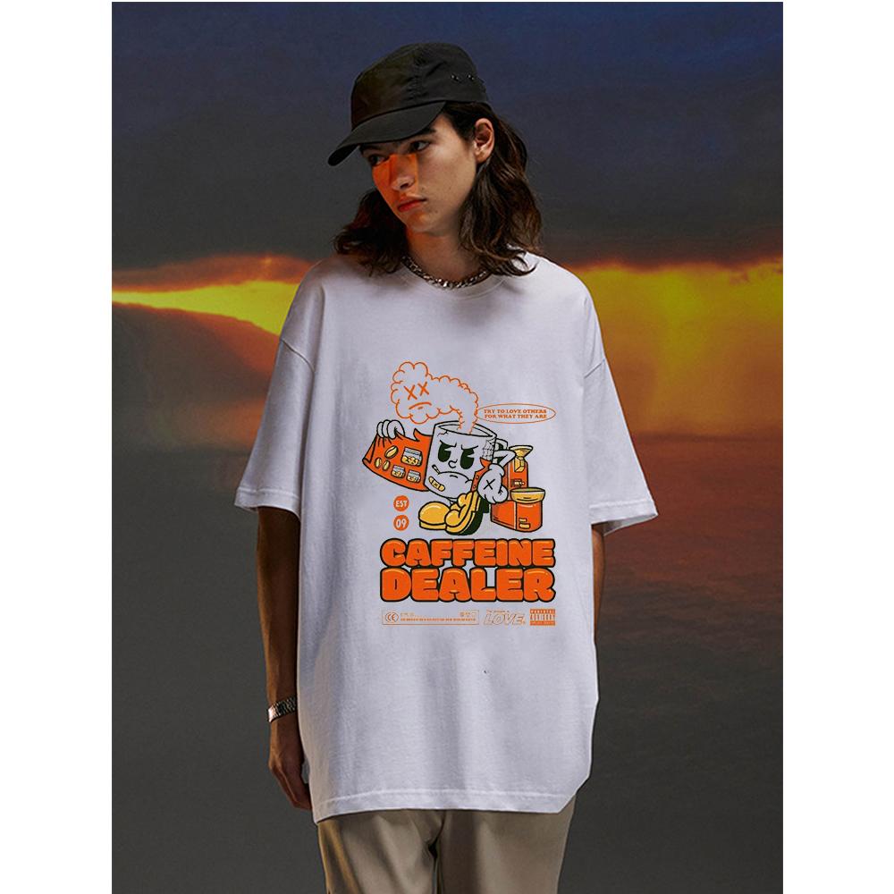 

Y2K европейский и американский повседневный свободный хлопковый топ Harajuku милая футболка с короткими рукавами и буквенным принтом 2XL