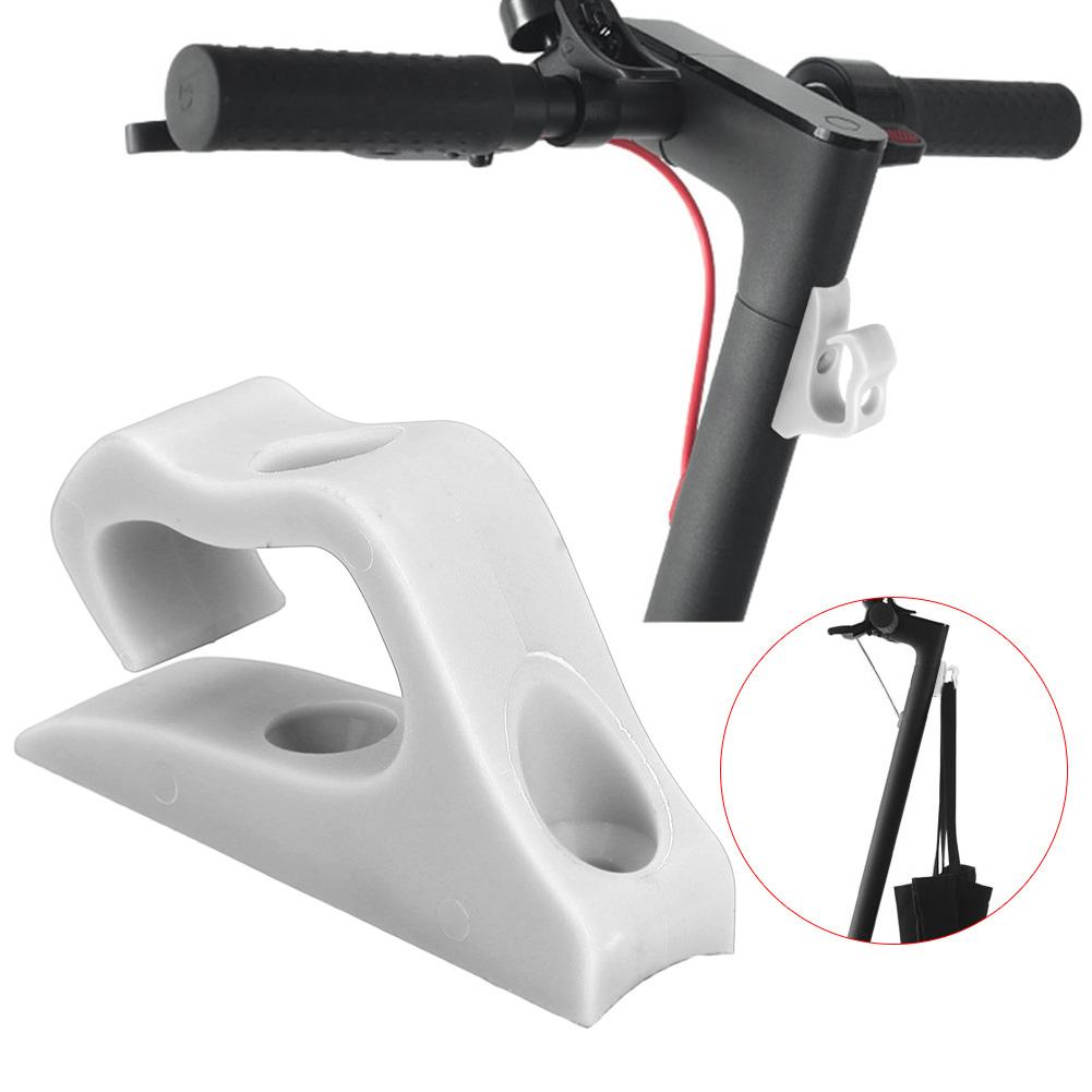 Convenient Nylon Front Bag Hanging Holder Hook Kit for Xiaomi M365 Pro Electric Scooter(White)