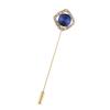 Gender Neutral Crystal Accented Brooch Pin Comfortable Wear Safety Lapel Pin Chest Ornament For Office Parties