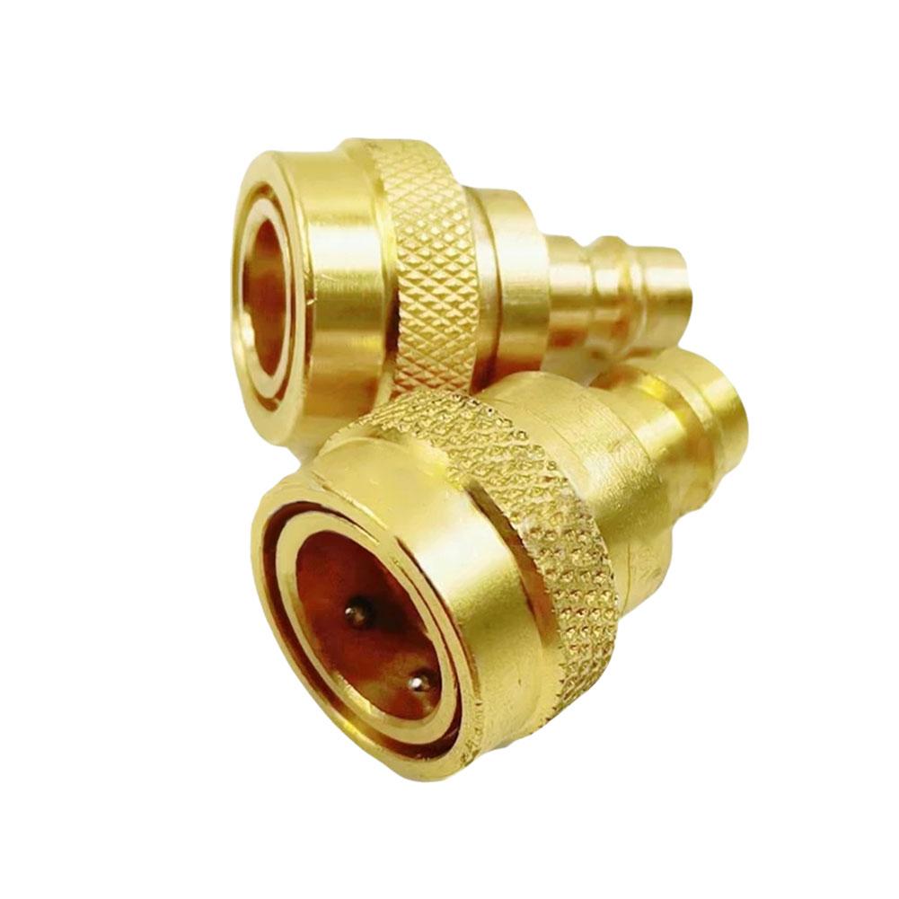 Adjustable R134A To R1234yf Connector Quick Adapter For AC Refrigerant - High And Low Side Connection, No Leakage Car Acces N4D0