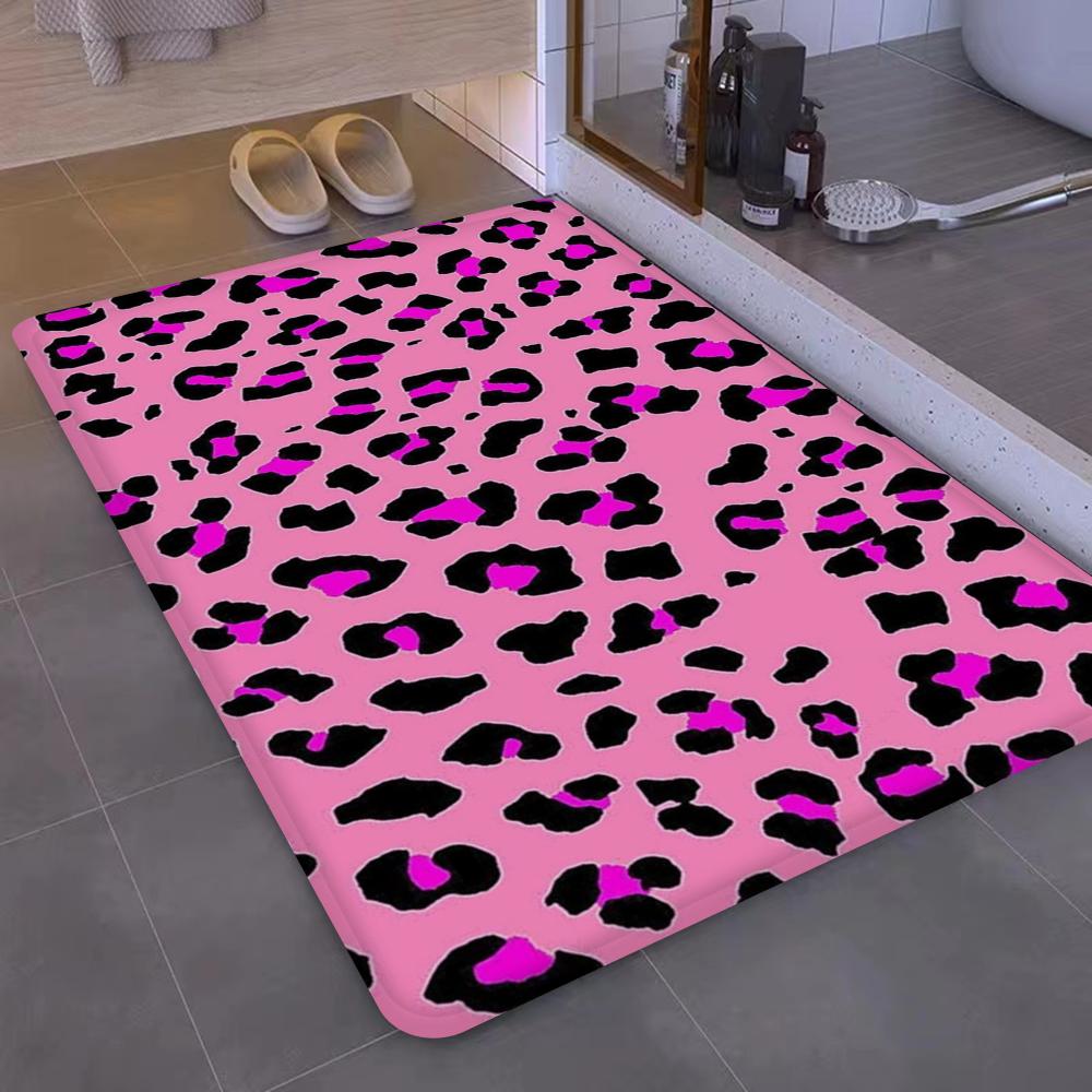 Leopard Cow Print Floor Mat Entrance Door Mat Nordic Style Home Doormat Bathroom-Toilet Mats Bedroom Hotel Decor Mat