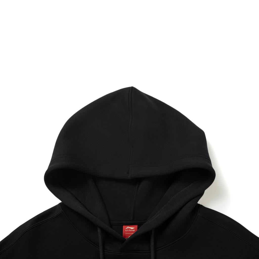 Li Ning Sports Lifestyle Series Hooded Embroidered Letter Sweatshirt Herr sweatshirt AWDW115-2
