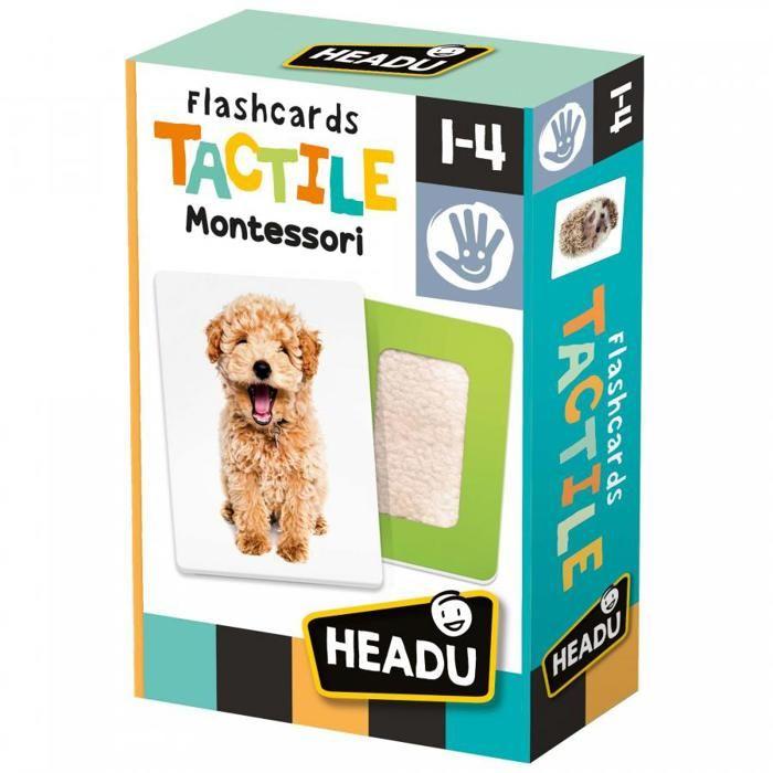 Headu flashcards tattili montessori giochi bambini sviluppo didattica apprendimento chiaro