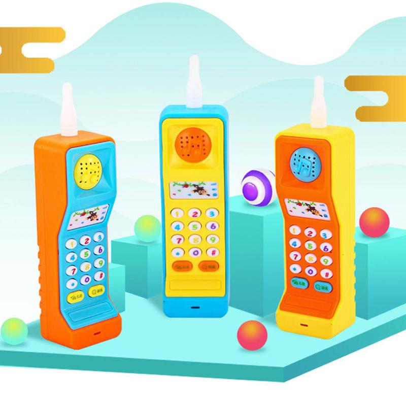 Children's Smart Simulation Mobile Phone Toy Music Lighting Puzzle for Kids