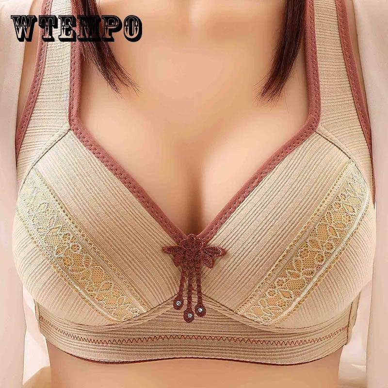 

Тонкий бюстгальтер без стального кольца большого размера, непровисающий, немагнитный, с красивой спиной, нижнее белье, мягкий дышащий, удобный поддерживающий бюстгальтер