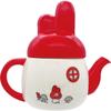 Sanrio My Melody Teapot, Red Mushroom House Design, Red and White, Approx. 18 X 11 X 15 Cm, 550 Ml, SAN4792