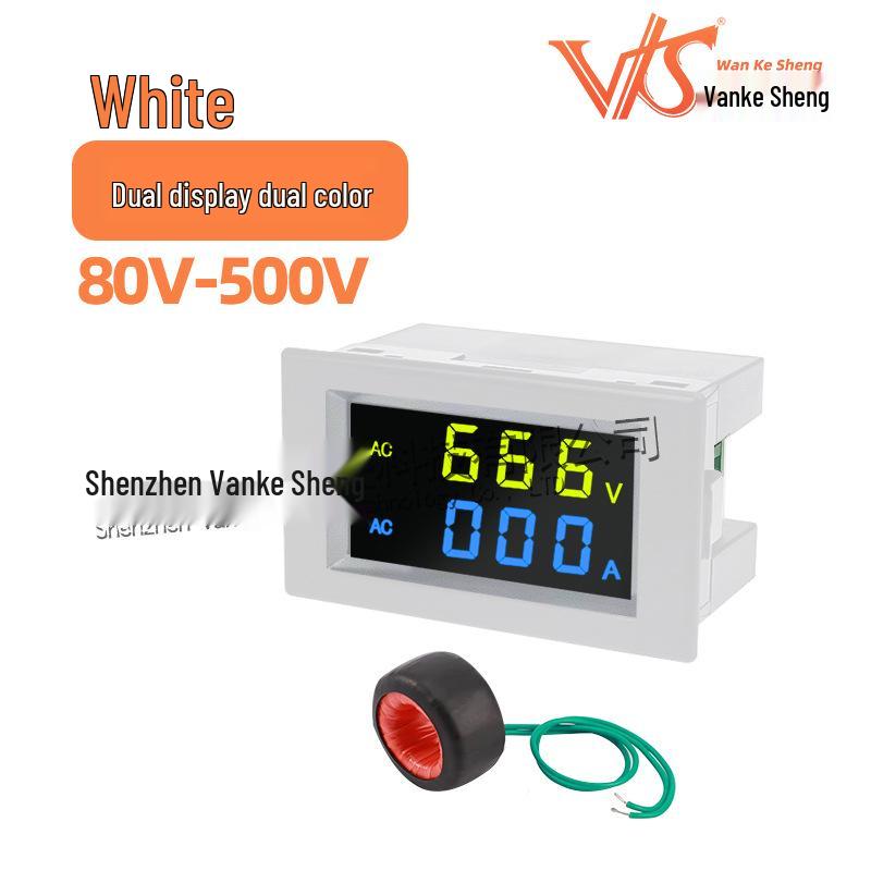 D85-2042A Duales LCD AC Voltmeter & Amperemeter 100A