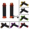 1 Pair Motorcycle Grips Hand Rubber Anti-Slip Cycling Scooter Handlebar Grips Modified 22-24Mm Universal Rubber Handle Bar Grips