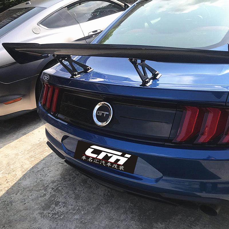 Fits Ford Mustang (2015-2022) GT3 Carbon Fiber Rear Wing Trunk Lid Spoiler