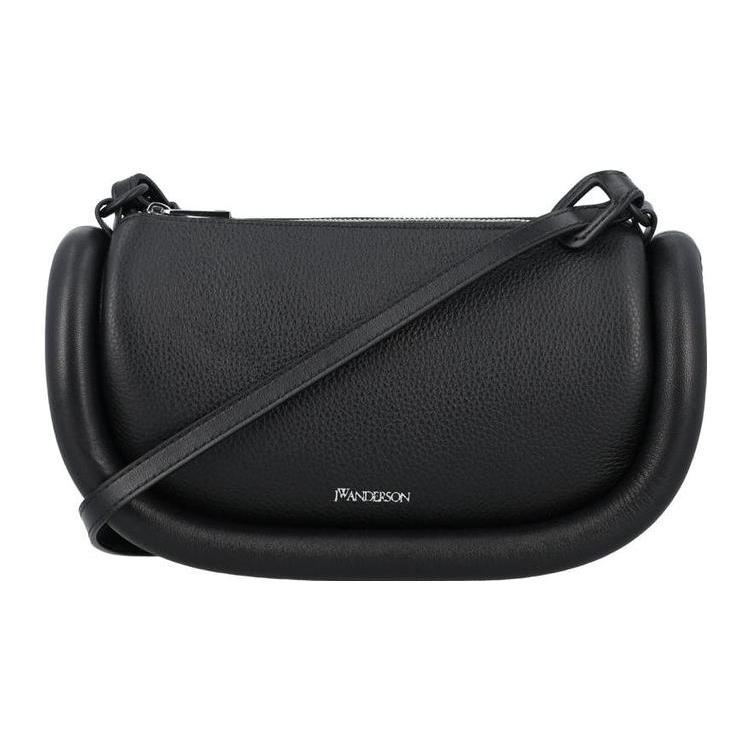 New JW Anderson Calfskin Shoulder Bag, Crossbody Bag Women's Black HB0570LA0107