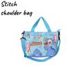 Stylish Canvas Shoulder Bag With Cartoon Design, Blue Color, Medium Size, 3021cm