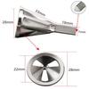 Home Accessories Metal Trimming Deburring CCHmfer Tool Six-slot Chamfering Tool with Silver Triangle Handle