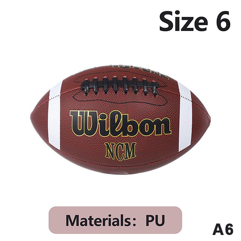 Mingea de Antrenament Rugby PU Gonflabilă Standard Fotbal American Fotbal Indoor Outdoor Pentru Adulți Copii Și Jucători Tineri Mărimea 3 6 9