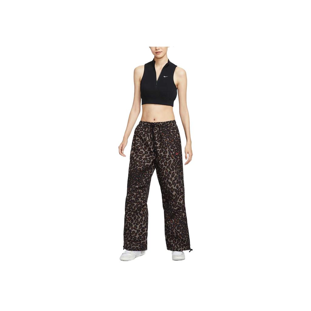 Nike Sportswear Leopard Print Comfortable Casual Pants Women Pants IO0479-010