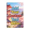 Custom Personalized Photo Text Metal Wall Art 8x12 Inch DIY Home Bar Office Decor Gift