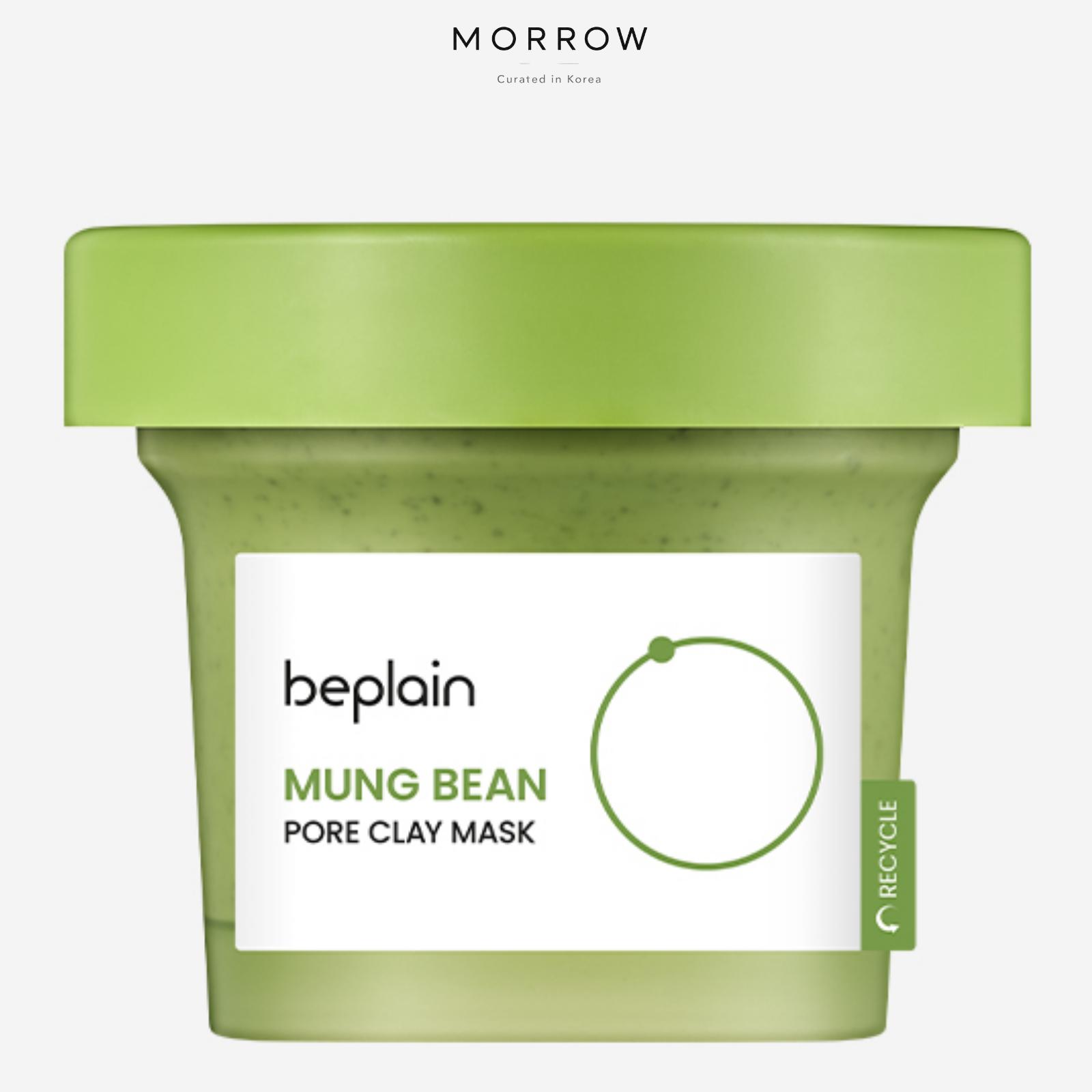 beplain Mung Bean Pore Clay Mask Deep Pore Cleansing & Gentle Exfoliation 120ml 120ml 1EA