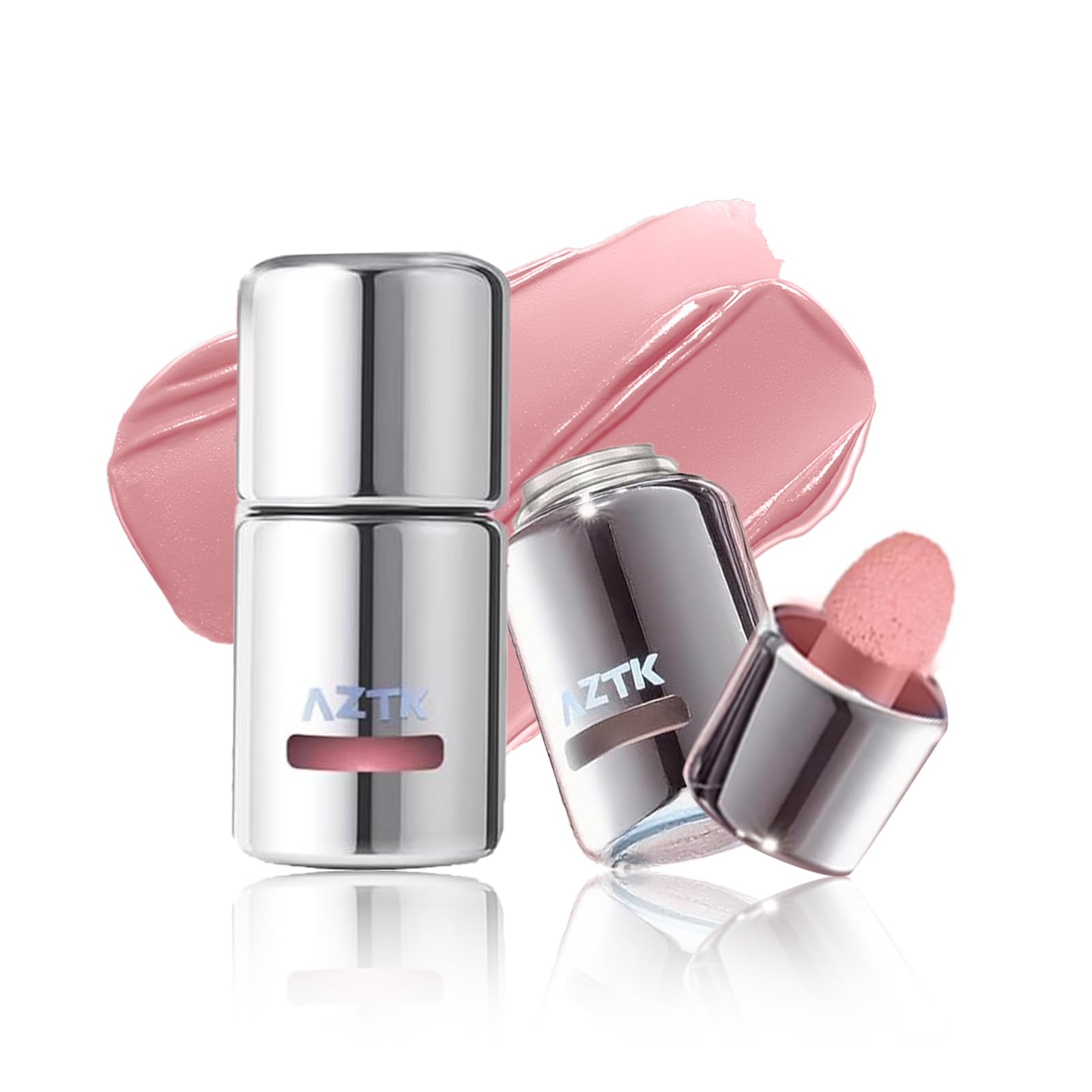 

SELINE GIRL Liquid Cheek, 6 shades, for a healthy flush, includes sponge brush, creates a dewy, natural look, suitable for sensitive skin, soft color