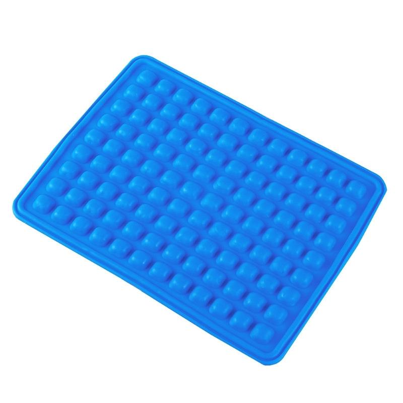 Gel Seat Cushion for Fishing Box Soft Silicone Gel Seat Cushion Pad Portable Tackle Box Cushion Summer Fishing Cushion синий