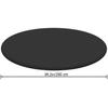 Bâche 4 Saisons Ronde Noire Pour Piscines Hors Sol D244 Cm - BESTWAY - Protège Des Impuretés Et Des Feuilles