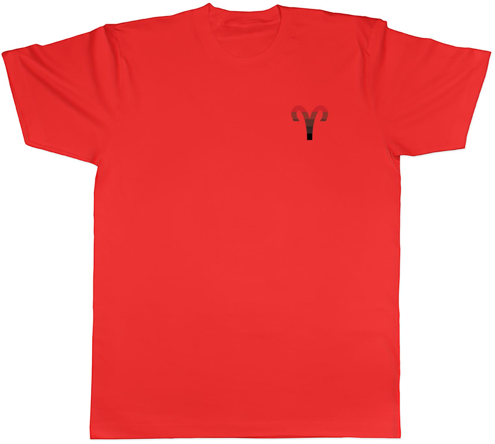 Pocket Design Zodiac Aries Mens Unisex TShirt Tee Gift S