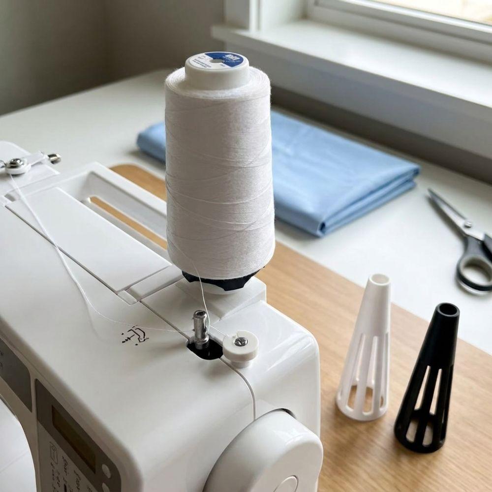 3D Printed Sewing Machine Bobbin Holder Hand Sewing Thread Spool Rack Home Garment Making
