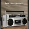Vintage Multifunctional Cassette and Radio Recorder Stereo Player